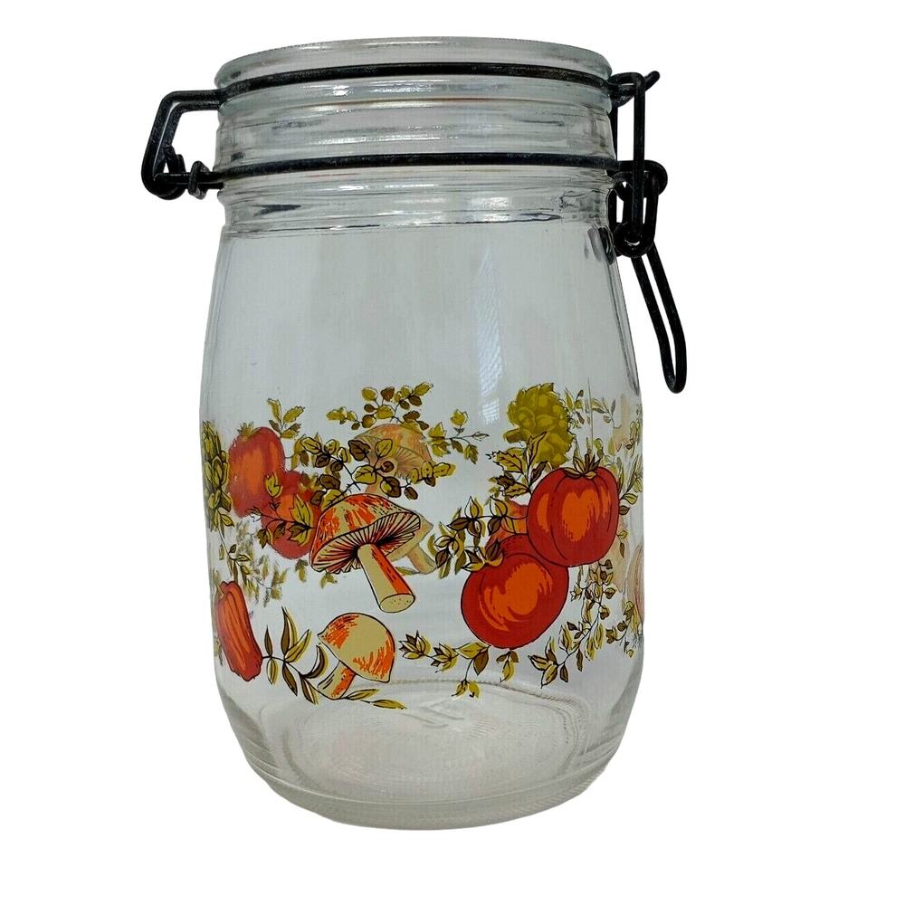 Spice of Life Canister 1L Glass Niveau De Remplissage France  Jar Cottagecore